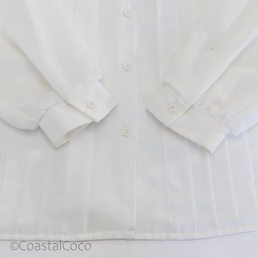 Southern Lady 15/16 Blouse White Romantic Lace Cottagecore Victorian Prairie - Picture 6 of 14